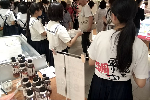 博多阪急うまちか甲子園に博多女子高校商品開発が出場
